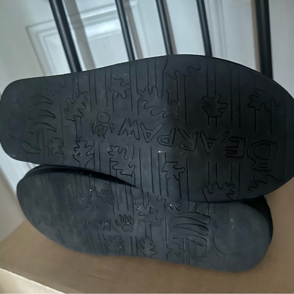 BearPaw Black Emma Short Suede Boots 608 W - Picture 8 of 10